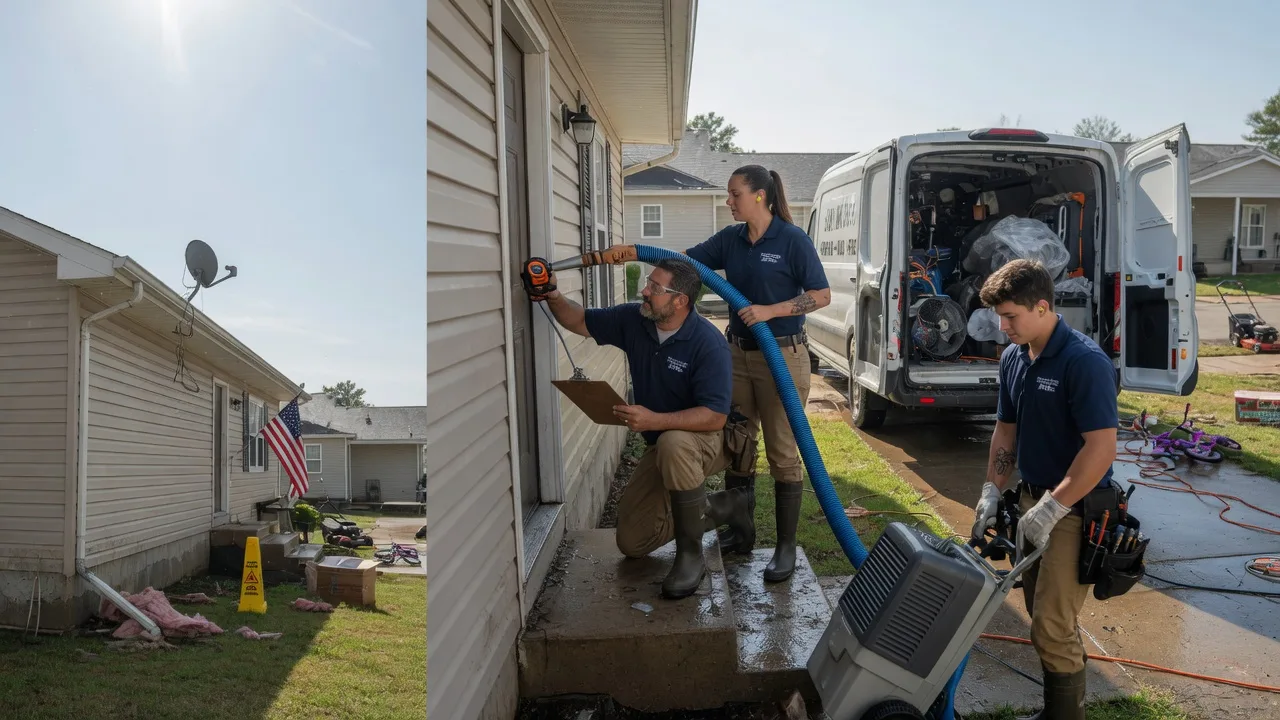 Ceiling Water Damage Restoration in Camp Grove, IL near me
